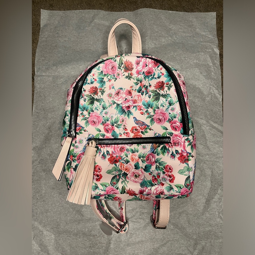 Candies Floral Backpack with Tassel